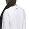 adidas Women's Ultimate365 Knit Long Sleeve Golf Shirt, white-v-6-z