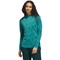 adidas Womens Jacquard Long Sleeve Mock Golf Top, green-v-2-z