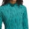adidas Womens Jacquard Long Sleeve Mock Golf Top, green-v-5-z
