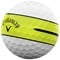 Callaway Chrome Soft 360 Stripe Golf Ball, whiteyellow-v-5-z
