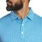 FootJoy Men's Allover Floral Lisle Golf Polo, blue-v-4-z