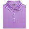 FootJoy Men's Allover Floral Lisle Golf Polo, purple-v-3-z