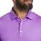 FootJoy Men's Allover Floral Lisle Golf Polo, purple-v-4-z