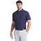 Puma Mens MATTR Houndstooth Golf Polo, navy-v-3-z