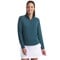Puma Womens You-V 1/4 Zip Golf Pullover, green-v-3-z