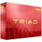 Wilson 2025 Triad Golf Balls, yellow-v-4-z