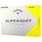 Callaway 2025 SuperSoft Personalized Yellow Golf Balls, z-yellow-v