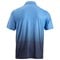 TGW Mens Ombre Flower Golf Polo, blue-x-2-z