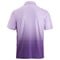 TGW Mens Ombre Flower Golf Polo, purple-x-2-z