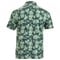 TGW Mens Large Floral Print Golf Polo, green-x-2-z