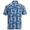 TGW Mens Large Floral Print Golf Polo, navy-x-2-z