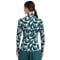 Callaway Womens Abstract Swirl Sun Protection Golf Pullover, dkgreen-v-2-z