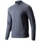 TGW Mens Solid Performance Long Sleeve Golf Mock, grey-x-2-z