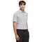 adidas Mens Performance Two Color Stripe Golf Polo, grey-v-2-z