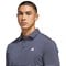 adidas Mens Performance Two Color Stripe Golf Polo, navy-v-5-z