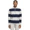 adidas Mens Ult 365 Rugby Stripe Golf Pullover, navy-v-2-z