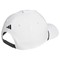 adidas Tour 5 Panel Rope Golf Hat, whiteblack-v-2-z