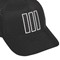 adidas 3-Stripes Tour Golf Hat, black-v-3-z