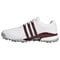 adidas Mens Tour 360 Golf Shoes, whitemaroon-v-2-z