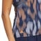 adidas Womens Ultimate365 Tour Printed Sleeveless Golf Polo, navy-v-4-z