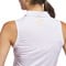 adidas Womens Ultimate365 Printed Ottoman Sleeveless Golf Polo, white-v-5-z