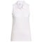 adidas Womens Ultimate365 Printed Ottoman Sleeveless Golf Polo, z-white-v
