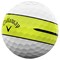 Callaway Chrome Tour X 360 Yellow Stripe Golf Ball, whiteyellow-v-3-z