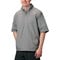 TGW Mens Vapor Short Sleeve Golf Rain Pullover, grey-x-5-z