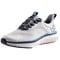 FootJoy Mens Quantam Golf Shoes - Previous Season Style, whitebluered-x-6-z