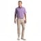 FootJoy Mens Stellar Print Lisle Golf Polo, purple-v-5-z