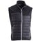 The Weather Company Mens Quilted Golf Vest, z-black-x