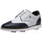 FootJoy Womens Traditions Shield Tip Golf Shoes - Previous Season Style, whitenavy-v-5-z