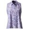 NIKE Womens Victory Print Sleeveless Golf Polo - Discontinued Style, z-purple-x