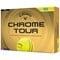 Callaway 2026 Chrome Tour 360 Yellow Stripe Golf Ball, z-yellow-v