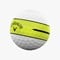 Callaway 2026 Chrome Tour X 360 Yellow Stripe Golf Ball, yellow-v-2-z