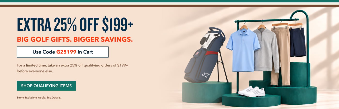 Extra 25% Off $199+ Use Code G25199 In Cart For a limited time, take an extra 25% off qualifying orders of $199+ before everyone else. shop qualifying items Some exclusions apply. See details.