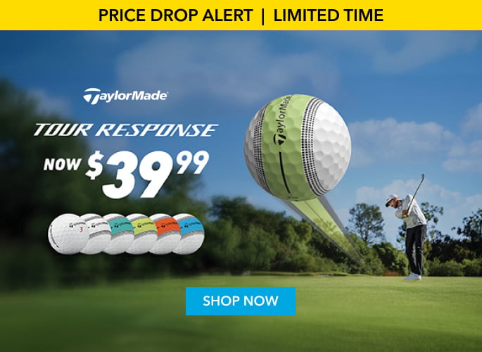 Price Drop Alert | Limited Time TaylorMade Tour Response Golf Balls now $39.99 Shop now