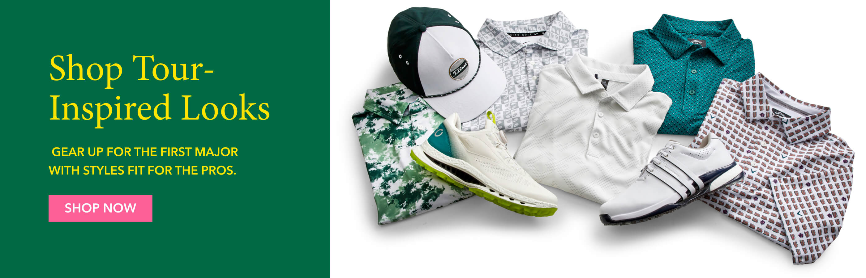 Tour Inspired Looks: Gear Up for the First Major with Styles Fit for the Pros.