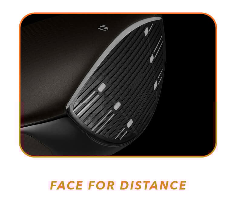 The 60x Carbon Twist Face means more distance