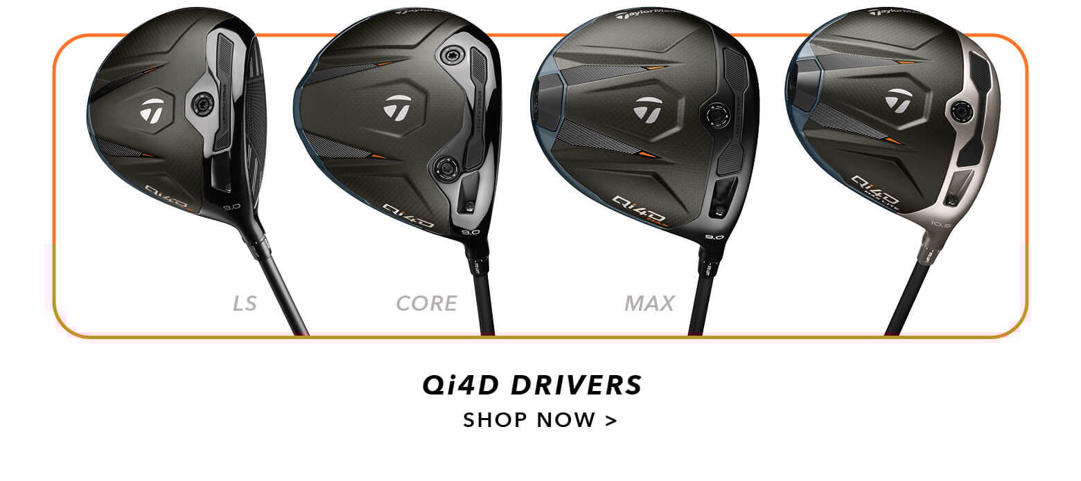 lineup of four Qi4D drivers