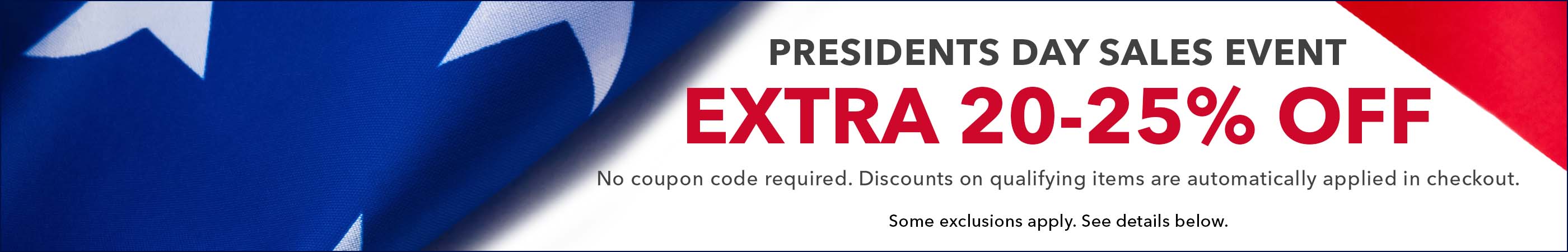 Presidents Day Sale