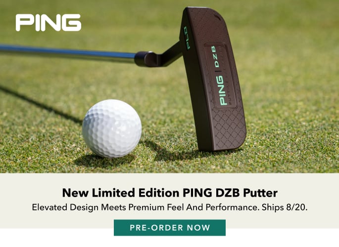 New Limited Edition PING DZB Putter Elevated design meets premium feel and performance. Ships 8/20. Pre-order Now.