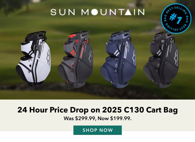 24 hr price drop on Sun Mountain C130 Golf Bag