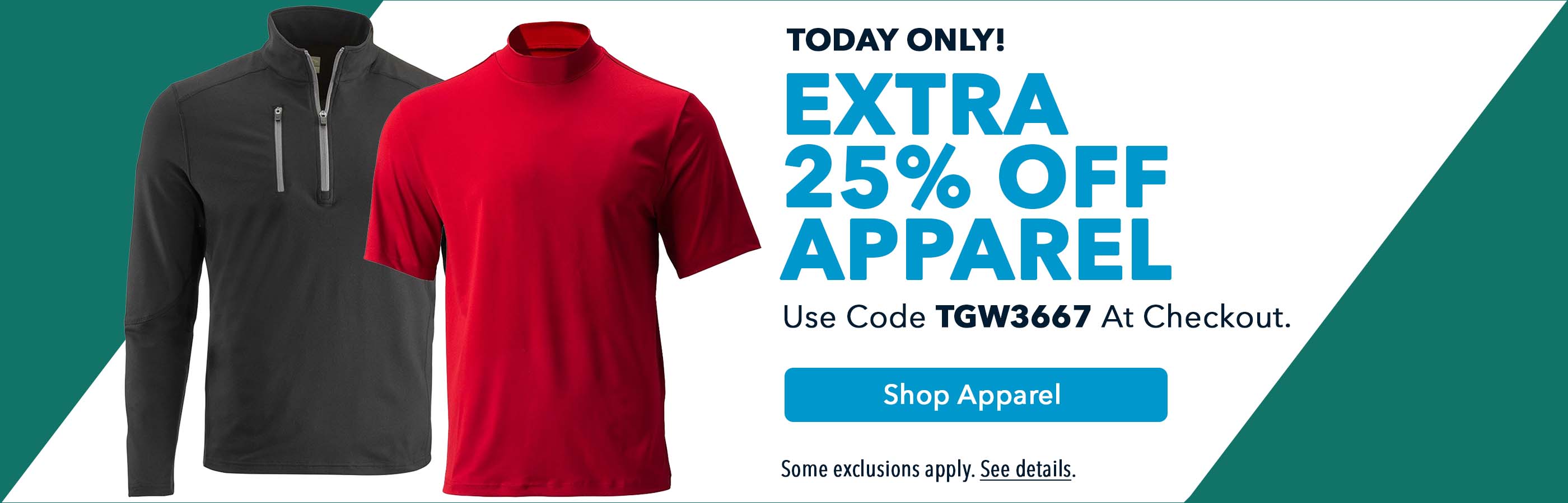 Extra 25% Off Apparel