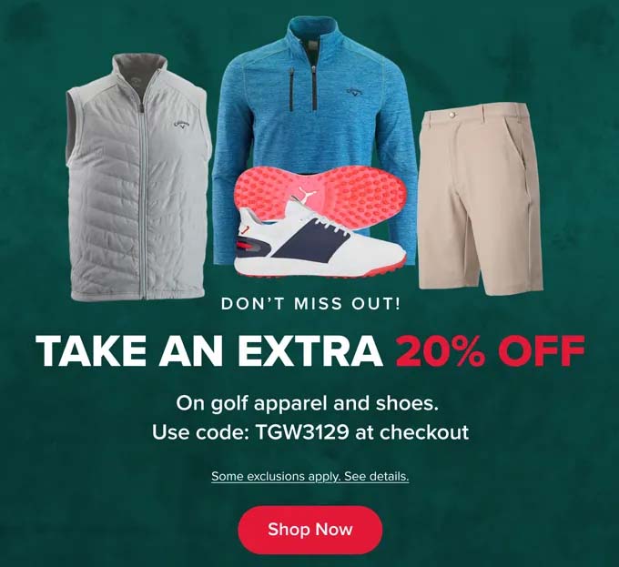 20% Off Apparel & Shoes