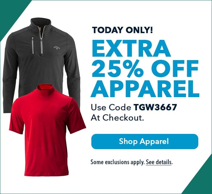 Extra 25% Off Apparel