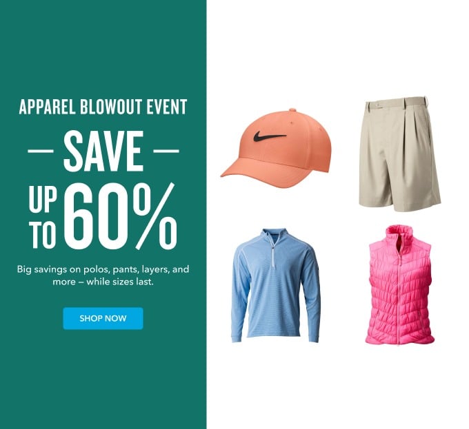 Apparel Blowout Sale Up to 60% Off