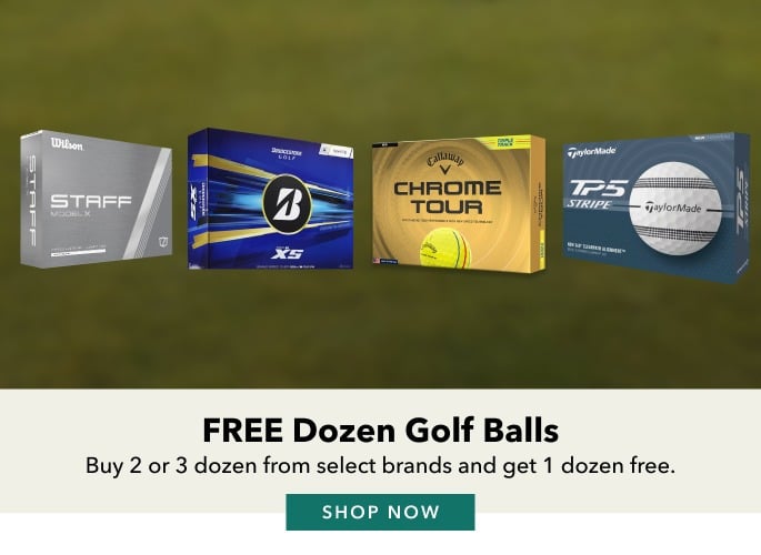 Free Dozen Golf Balls with Qualifying Purchase