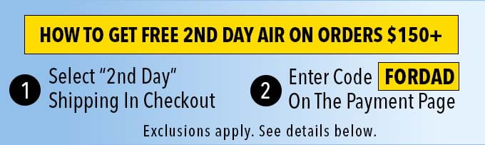 Free 2nd Day Air